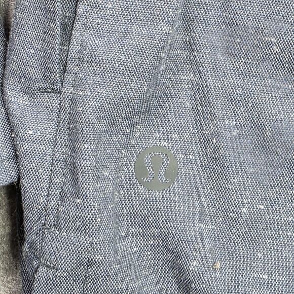 Lululemon Snap Front Men’s XL Blue Marled Front Double Pocket - Picture 10 of 11